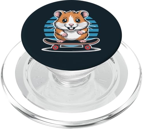Eislaufender Hamster Skateboard Hamster PopSockets PopGrip für MagSafe Eislaufender Hamster Skateboard Hamster PopSockets PopGrip für MagSafe von Hamster Lover Gifts & Tees