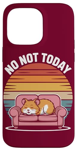 Fauler Hamster schläft auf der Couch Hamster Hülle für iPhone 14 Pro Max von Hamster Lover Gifts & Tees