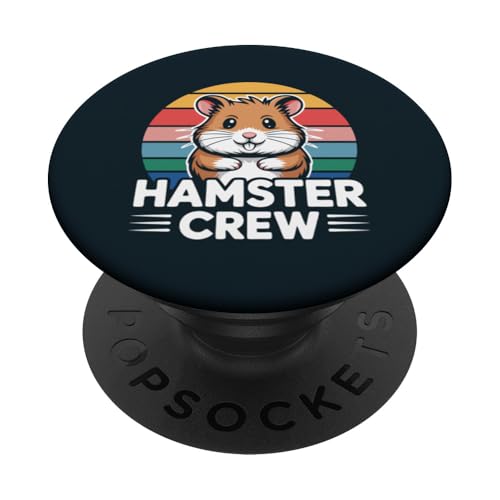 Hamster-Crew im Vintage-Stil PopSockets Klebender PopGrip Hamster-Crew im Vintage-Stil PopSockets Klebender PopGrip von Hamster Lover Gifts & Tees