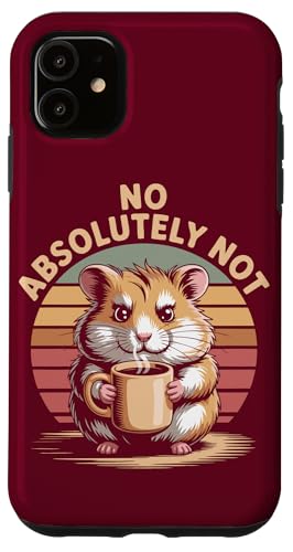 Hamster Kaffee Büro Grumpy Hamster Hülle für iPhone 11 Hamster Kaffee Büro Grumpy Hamster Hülle für iPhone 11 von Hamster Lover Gifts & Tees