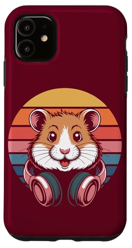 Hamster Kopfhörer DJ Hamster Hülle für iPhone 11 von Hamster Lover Gifts & Tees