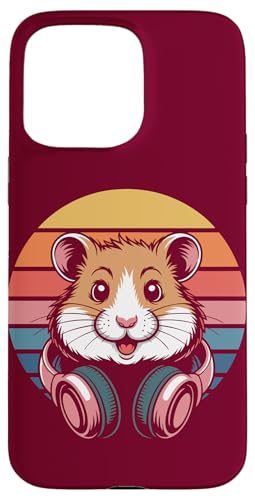 Hamster Kopfhörer DJ Hamster Hülle für iPhone 15 Pro Max Hamster Kopfhörer DJ Hamster Hülle für iPhone 15 Pro Max von Hamster Lover Gifts & Tees