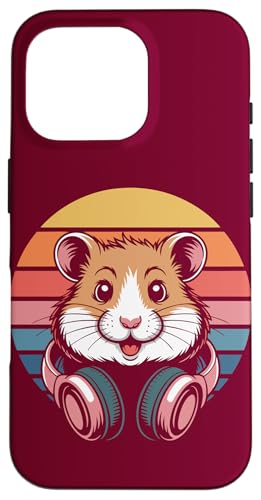 Hamster Kopfhörer DJ Hamster Hülle für iPhone 16 Pro Hamster Kopfhörer DJ Hamster Hülle für iPhone 16 Pro von Hamster Lover Gifts & Tees
