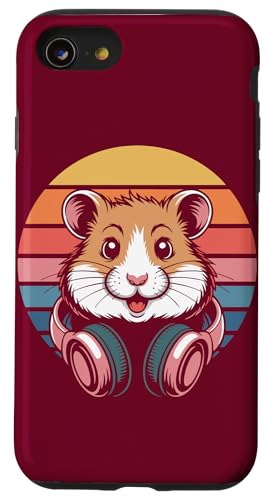 Hamster Kopfhörer DJ Hamster Hülle für iPhone SE (2020) / 7 / 8 von Hamster Lover Gifts & Tees