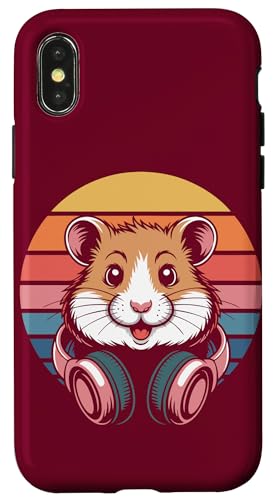 Hamster Kopfhörer DJ Hamster Hülle für iPhone X/XS von Hamster Lover Gifts & Tees