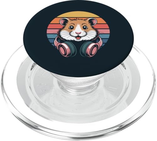 Hamster Kopfhörer DJ Hamster PopSockets PopGrip für MagSafe von Hamster Lover Gifts & Tees
