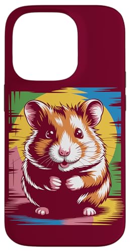 Hamster Kunstwerk Hamster Hülle für iPhone 14 Pro von Hamster Lover Gifts & Tees