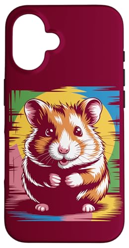 Hamster Kunstwerk Hamster Hülle für iPhone 16 von Hamster Lover Gifts & Tees