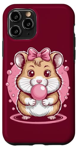Hamster Pink Bubblegum Mädchenhamster Hülle für iPhone 11 Pro von Hamster Lover Gifts & Tees