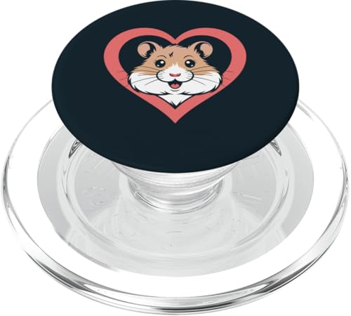 Hamsterherz I Love Hamsters PopSockets PopGrip für MagSafe Hamsterherz I Love Hamsters PopSockets PopGrip für MagSafe von Hamster Lover Gifts & Tees