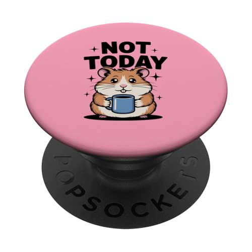 Hamsterkaffee Nicht heute Hamster PopSockets Klebender PopGrip Hamsterkaffee Nicht heute Hamster PopSockets Klebender PopGrip von Hamster Lover Gifts & Tees