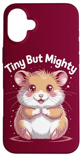 Kinder Hamster Tiny But Mighty Hamster Hülle für iPhone 16 Plus Kinder Hamster Tiny But Mighty Hamster Hülle für iPhone 16 Plus von Hamster Lover Gifts & Tees