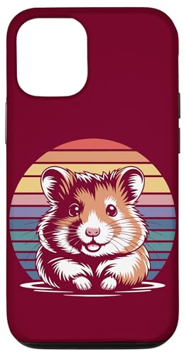 Retro-Hamster Hülle für iPhone 12/12 Pro von Hamster Lover Gifts & Tees