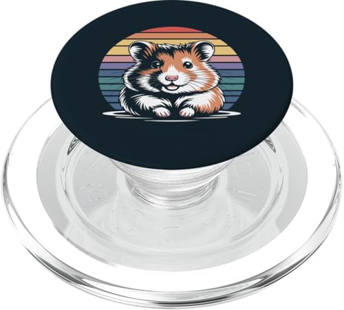 Retro-Hamster PopSockets PopGrip für MagSafe Retro-Hamster PopSockets PopGrip für MagSafe von Hamster Lover Gifts & Tees