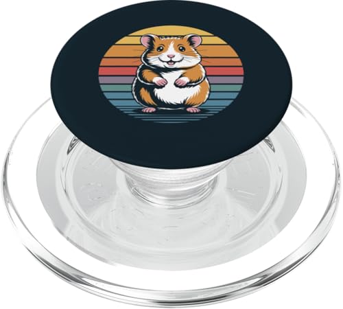 Retro-Hamster PopSockets PopGrip für MagSafe Retro-Hamster PopSockets PopGrip für MagSafe von Hamster Lover Gifts & Tees