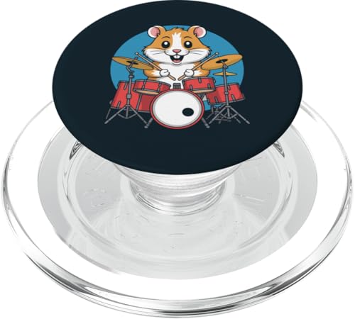 Trommelhamster Schlagzeuger Hamster PopSockets PopGrip für MagSafe Trommelhamster Schlagzeuger Hamster PopSockets PopGrip für MagSafe von Hamster Lover Gifts & Tees