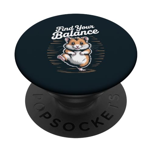 Yogahamster Yogi Hamster PopSockets Klebender PopGrip Yogahamster Yogi Hamster PopSockets Klebender PopGrip von Hamster Lover Gifts & Tees