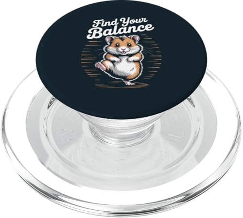 Yogahamster Yogi Hamster PopSockets PopGrip für MagSafe Yogahamster Yogi Hamster PopSockets PopGrip für MagSafe von Hamster Lover Gifts & Tees
