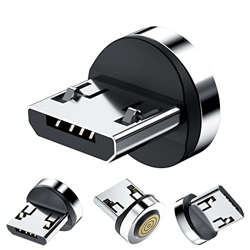 HanCenDa Magnetische Steckerspitzen Kopf für Micro USB Android-Geräte (4er Pack), Design Magnetische Telefonkabel Adapter von HanCenDa