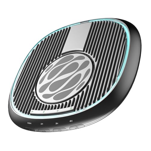 Hanabitx Maus-Bewegungssimulator, Timer, Maus, Jiggler, Mausbewegungs-Treiber, frei mit 7 RGB-Lichtern, Mausbewegungssimulation (schwarz) von Hanabitx