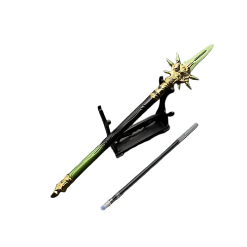 Hanaiette 1 x Genshin Impact Gel-Stift, Spielfigur, Waffenmodell für Geschenk, Sammlung, Schreiben (Stil 1) von Hanaiette