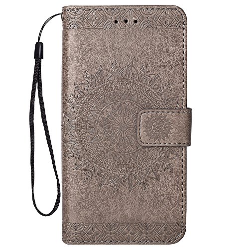 Hancda Hülle für iPhone SE 2022 / iPhone SE 2020 / iPhone 8 / iPhone 7 Handyhülle Klapphülle Tasche Hülle Flip Case Leder Schutzhülle Klappbar Cover Handytasche Geldbörse Magnet Case Lederhülle,Grau Hancda Hülle für iPhone SE 2022 / iPhone SE 2020 / iPhone 8 / iPhone 7 Handyhülle Klapphülle Tasche Hülle Flip Case Leder Schutzhülle Klappbar Cover Handytasche Geldbörse Magnet Case Lederhülle,Grau von Hancda