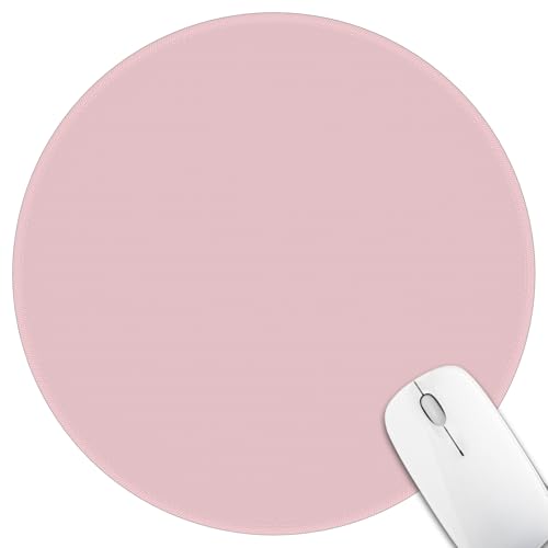 Hancynir Mauspad für den Schreibtisch, kleines, niedliches Mauspad mit rutschfester Unterseite, runde Mauspads für kabellose Maus, Laptop, Gaming, Computer-Mauspad für Damen, Zuhause, Büro, Reisen von Hancynir
