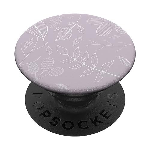 Lavendel Lila handgezeichnetes Blatt botanische Pflanze Blätter Boho PopSockets Klebender PopGrip Lavendel Lila handgezeichnetes Blatt botanische Pflanze Blätter Boho PopSockets Klebender PopGrip von Hand Drawn Botanical Boho Design