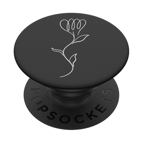 Schicke Blumen Süße Blumen Minimalistische Blume PopSockets mit austauschbarem PopGrip Schicke Blumen Süße Blumen Minimalistische Blume PopSockets mit austauschbarem PopGrip von Hand Drawn Botanical Boho Design