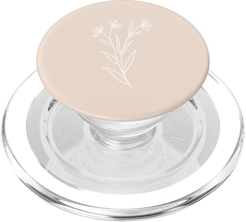Vanille / Creme / Beige Botanische Blume Blatt Blätter Boho PopSockets PopGrip für MagSafe Vanille / Creme / Beige Botanische Blume Blatt Blätter Boho PopSockets PopGrip für MagSafe von Hand Drawn Botanical Boho Design