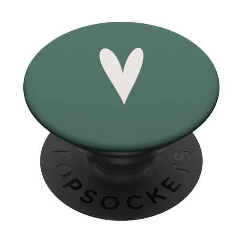 Minimalistisches Herz Liebe Romantisch PopSockets Klebender PopGrip von Hand Drawn Heart Design