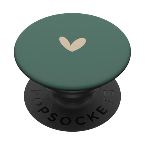Minimalistisches Herz Liebe Romantisch PopSockets Klebender PopGrip von Hand Drawn Heart Design