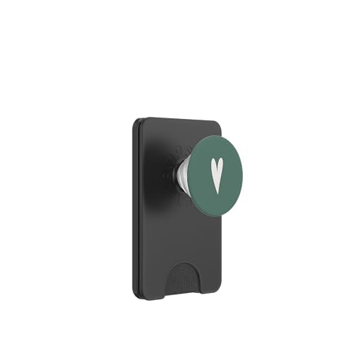 Minimalistisches Herz Liebe Romantisch PopSockets PopWallet für MagSafe von Hand Drawn Heart Design