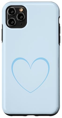 Niedliches Herz Minimalistisches Herz Liebe für Mädchen Hülle für iPhone 11 Pro Max Niedliches Herz Minimalistisches Herz Liebe für Mädchen Hülle für iPhone 11 Pro Max von Hand Drawn Heart Design