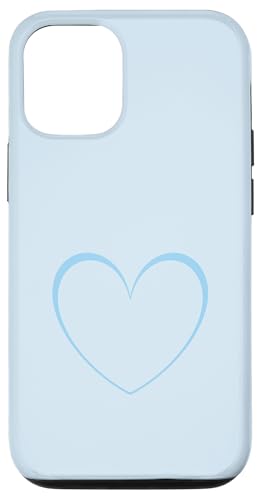 Niedliches Herz Minimalistisches Herz Liebe für Mädchen Hülle für iPhone 12/12 Pro Niedliches Herz Minimalistisches Herz Liebe für Mädchen Hülle für iPhone 12/12 Pro von Hand Drawn Heart Design