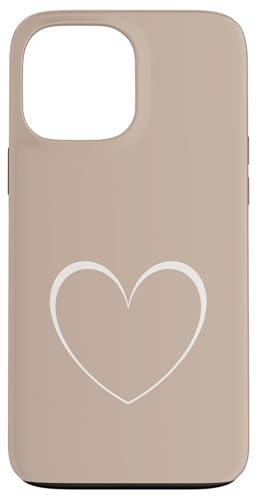 Niedliches Herz Minimalistisches Herz Liebe für Mädchen Hülle für iPhone 13 Pro Max Niedliches Herz Minimalistisches Herz Liebe für Mädchen Hülle für iPhone 13 Pro Max von Hand Drawn Heart Design