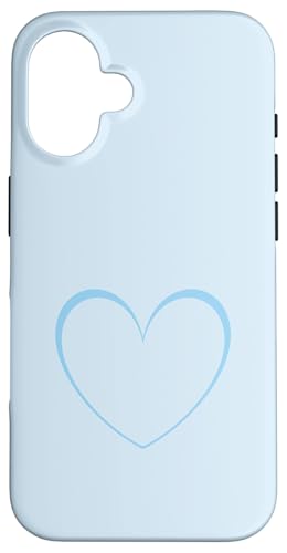 Niedliches Herz Minimalistisches Herz Liebe für Mädchen Hülle für iPhone 16 Niedliches Herz Minimalistisches Herz Liebe für Mädchen Hülle für iPhone 16 von Hand Drawn Heart Design