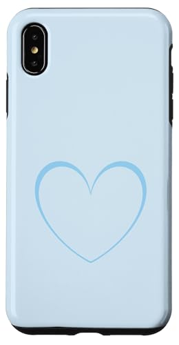 Niedliches Herz Minimalistisches Herz Liebe für Mädchen Hülle für iPhone XS Max Niedliches Herz Minimalistisches Herz Liebe für Mädchen Hülle für iPhone XS Max von Hand Drawn Heart Design