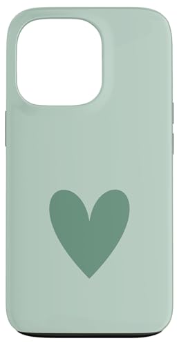 Salbeigrün Herz Minimalistisch Herz Liebe Hülle für iPhone 13 Pro Salbeigrün Herz Minimalistisch Herz Liebe Hülle für iPhone 13 Pro von Hand Drawn Heart Design