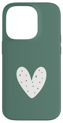 Salbeigrünes Herz Süßes Liebesherz Feminin Hülle für iPhone 14 Pro Salbeigrünes Herz Süßes Liebesherz Feminin Hülle für iPhone 14 Pro von Hand Drawn Heart Design