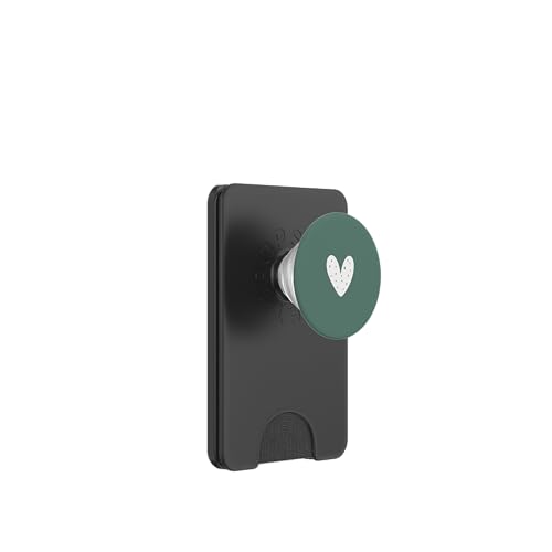 Salbeigrünes Herz Süßes Liebesherz Feminin PopSockets PopWallet für MagSafe Salbeigrünes Herz Süßes Liebesherz Feminin PopSockets PopWallet für MagSafe von Hand Drawn Heart Design