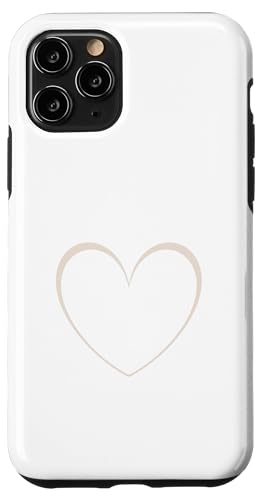 Süßes Herz, minimalistisches Herz, Liebe, Beige/Sand/Hellbraun Hülle für iPhone 11 Pro Süßes Herz, minimalistisches Herz, Liebe, Beige/Sand/Hellbraun Hülle für iPhone 11 Pro von Hand Drawn Heart Design
