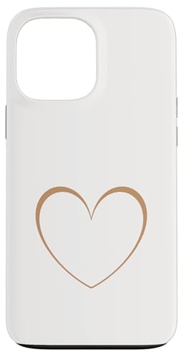 Süßes Herz, minimalistisches Herz, Liebe, Beige/Sand/Hellbraun Hülle für iPhone 13 Pro Max Süßes Herz, minimalistisches Herz, Liebe, Beige/Sand/Hellbraun Hülle für iPhone 13 Pro Max von Hand Drawn Heart Design