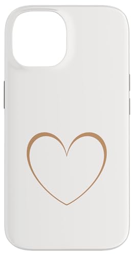 Süßes Herz, minimalistisches Herz, Liebe, Beige/Sand/Hellbraun Hülle für iPhone 14 Süßes Herz, minimalistisches Herz, Liebe, Beige/Sand/Hellbraun Hülle für iPhone 14 von Hand Drawn Heart Design