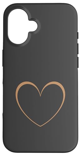 Süßes Herz, minimalistisches Herz, Liebe, Beige/Sand/Hellbraun Hülle für iPhone 16 Süßes Herz, minimalistisches Herz, Liebe, Beige/Sand/Hellbraun Hülle für iPhone 16 von Hand Drawn Heart Design