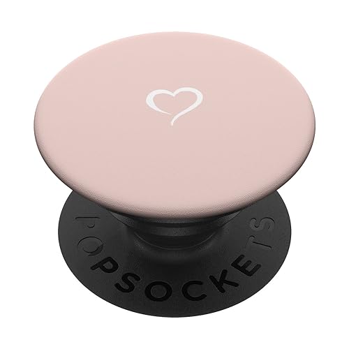 Hand Drawn Heart by AJC - Liebe PopSockets Klebender PopGrip, Hellrosa, Minimalistische Herz-Design, Smartphone-Griff, Kompatibel mit glatten, harten Plastikgehäusen (außer kabelloser Aufladung) Hand Drawn Heart by AJC - Liebe PopSockets Klebender PopGrip, Hellrosa, Minimalistische Herz-Design, Smartphone-Griff, Kompatibel mit glatten, harten Plastikgehäusen (außer kabelloser Aufladung) von Hand Drawn Heart by AJC