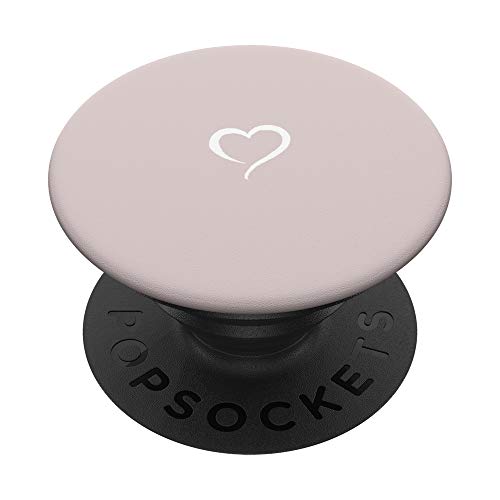 Handgezeichnetes Herz in Hellrosa, minimalistische Liebe. PopSockets mit austauschbarem PopGrip Handgezeichnetes Herz in Hellrosa, minimalistische Liebe. PopSockets mit austauschbarem PopGrip von Hand Drawn Heart by AJC
