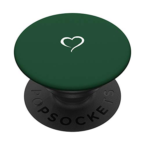 Smaragdgrünes, handgezeichnetes Herz, minimalistische Liebe. PopSockets mit austauschbarem PopGrip Smaragdgrünes, handgezeichnetes Herz, minimalistische Liebe. PopSockets mit austauschbarem PopGrip von Hand Drawn Heart by AJC