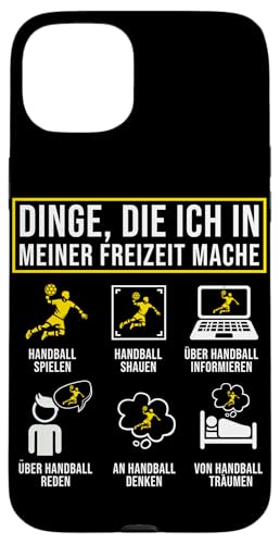 Dinge Die Ich In Meiner Freizeit Mache Handball Spieler Hülle für iPhone 15 Plus Dinge Die Ich In Meiner Freizeit Mache Handball Spieler Hülle für iPhone 15 Plus von Handball Team Handballer Sport Handball Fans