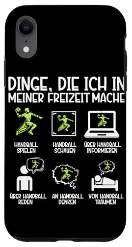 Dinge Die Ich In Meiner Freizeit Mache Handball Spieler Hülle für iPhone XR Dinge Die Ich In Meiner Freizeit Mache Handball Spieler Hülle für iPhone XR von Handball Team Handballer Sport Handball Fans